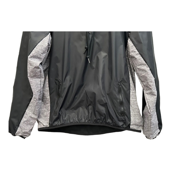 Victoria's Secret PINK Quarter Zip Anorak Black Windbreaker Jacket Size XS/S - Picture 6 of 8